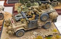 Sběratelské figurky z vojenského prostředí, dioramata z bitev, modely z resinu